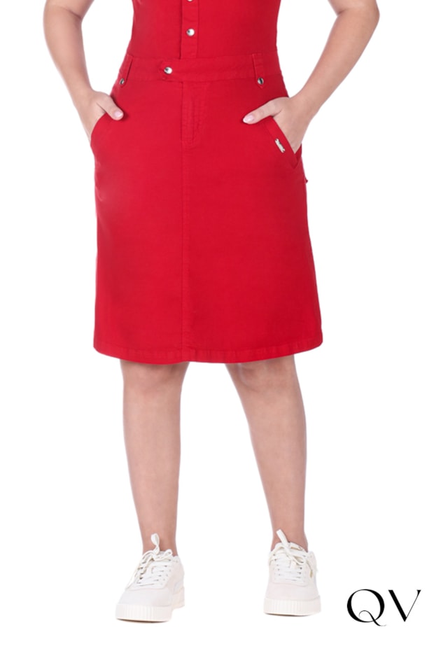 VESTIDO EM JEANS COLOR BORDÔ - HAPUK