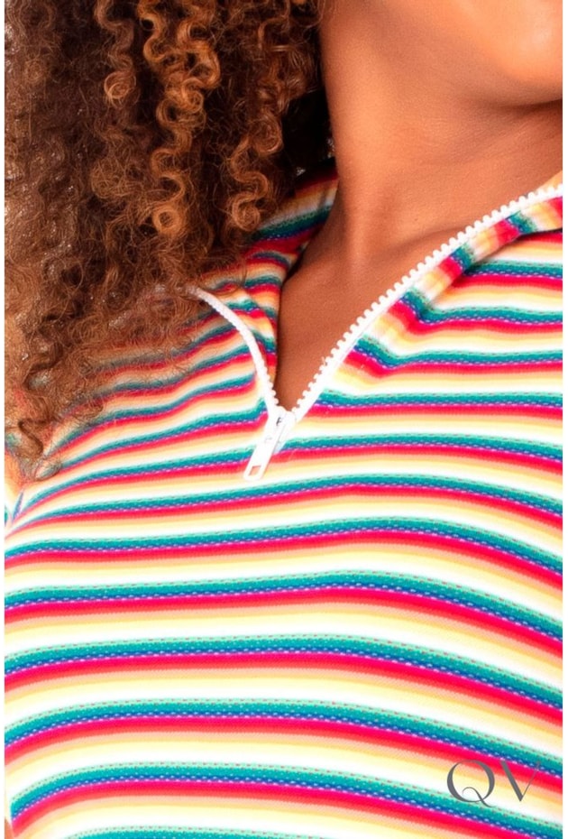 VESTIDO EM MALHA LISTRADO LARANJA - HAPUK VESTIDO EM MALHA LISTRADO LARANJA - HAPUK