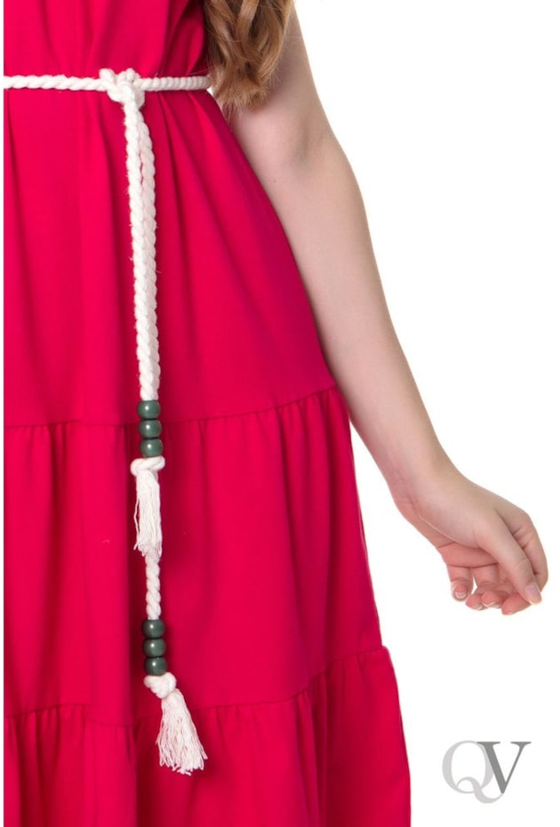 VESTIDO EVASÊ POMPOM PINK - HAPUK VESTIDO EVASÊ POMPOM PINK - HAPUK