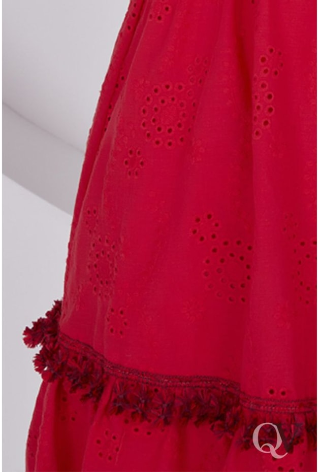 VESTIDO LAISE BABADO NA BARRA MANGA BUFANTE VERMELHO - FASCÍNIUS VESTIDO LAISE BABADO NA BARRA MANGA BUFANTE VERMELHO - FASCÍNIUS