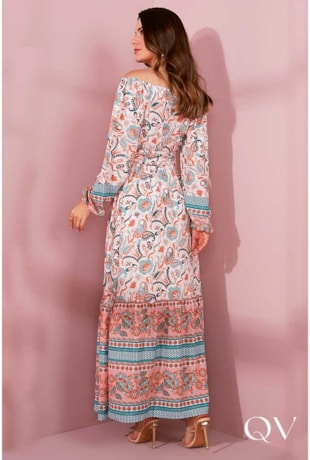 VESTIDO LONGO PAISLEY - JANY PIM