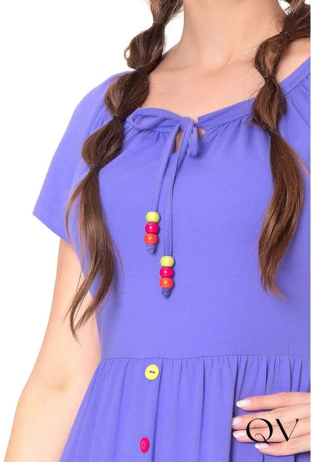 VESTIDO MALHA COLORÊ ROXO - HAPUK VESTIDO MALHA COLORÊ ROXO - HAPUK