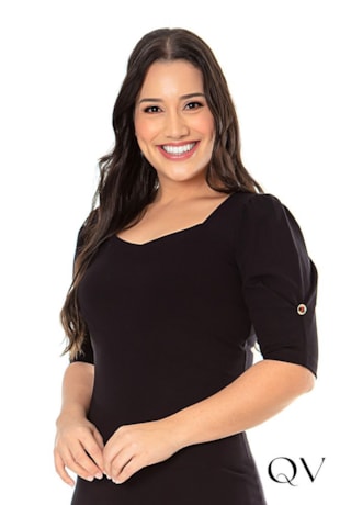 VESTIDO MALHA DEC PRINCESA PRETO - HAPUK