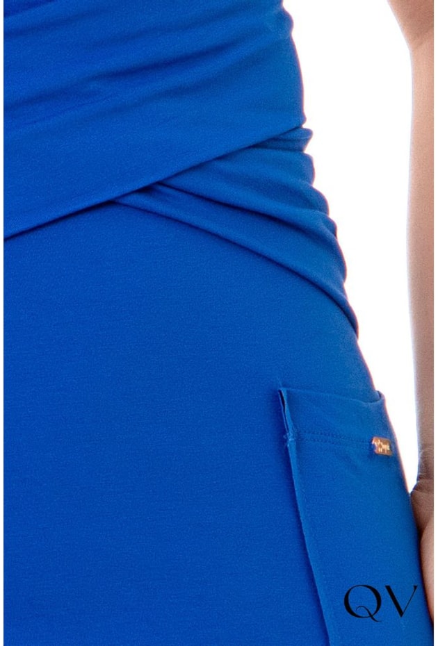 VESTIDO MALHA DETALHE CRUZADO AZUL ROYAL - HAPUK VESTIDO MALHA DETALHE CRUZADO AZUL ROYAL - HAPUK