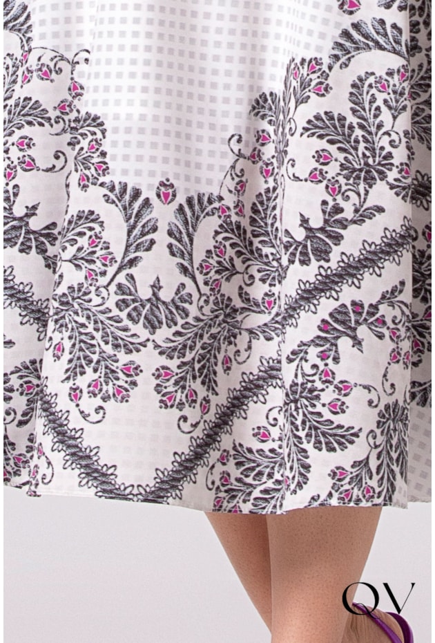 VESTIDO MAXI MIDI ESTAMPADO FOLHAGENS - LAURA ROSA VESTIDO MAXI MIDI ESTAMPADO FOLHAGENS - LAURA ROSA