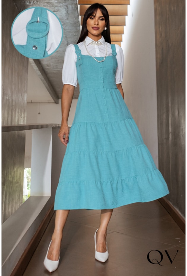 VESTIDO MIDI TIFFANY - JANY PIM