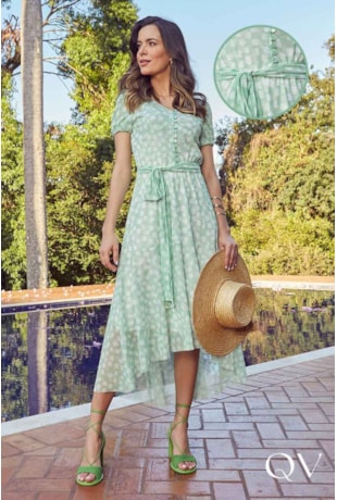 VESTIDO MULLET TULE VERDE - JANY PIM