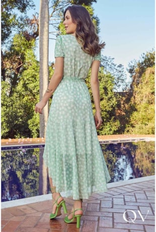 VESTIDO MULLET TULE VERDE - JANY PIM