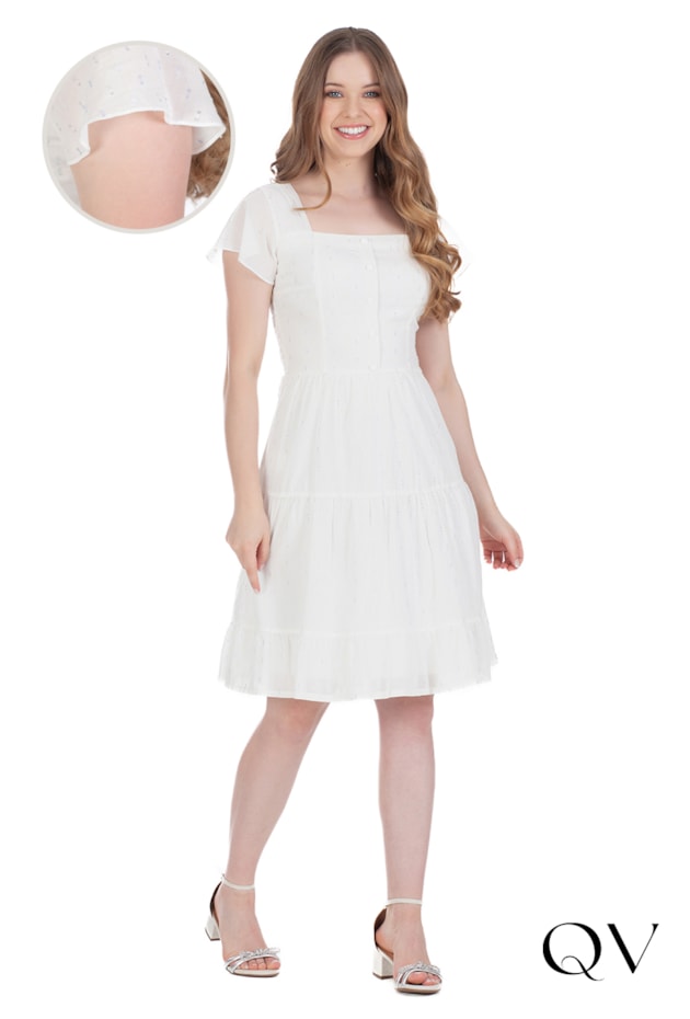 VESTIDO PLANO COM LUREX AMARELO - HAPUK VESTIDO PLANO COM LUREX AMARELO - HAPUK