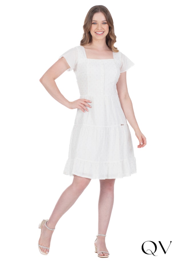 VESTIDO PLANO COM LUREX AMARELO - HAPUK VESTIDO PLANO COM LUREX AMARELO - HAPUK