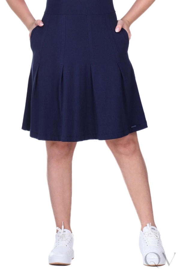 VESTIDO POLO CURTO EM MALHA COTTON AZUL MARINHO - HAPUK