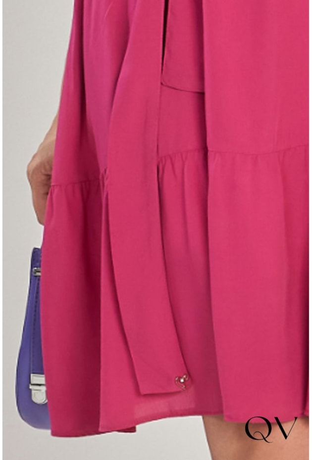 VESTIDO VISCOSE CIGANINHA FÚCSIA - JANY PIM VESTIDO VISCOSE CIGANINHA FÚCSIA - JANY PIM