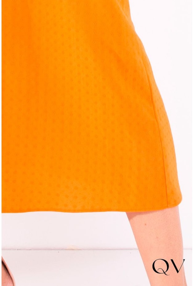 VESTIDO VISCOSE MAXI MIDI LARANJA - LEKAZIS VESTIDO VISCOSE MAXI MIDI LARANJA - LEKAZIS